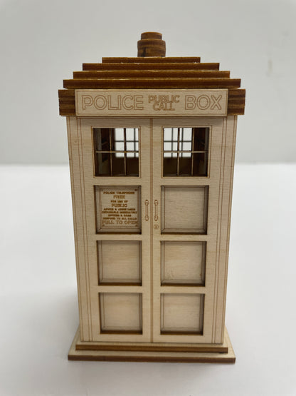 Tardis Wood Model