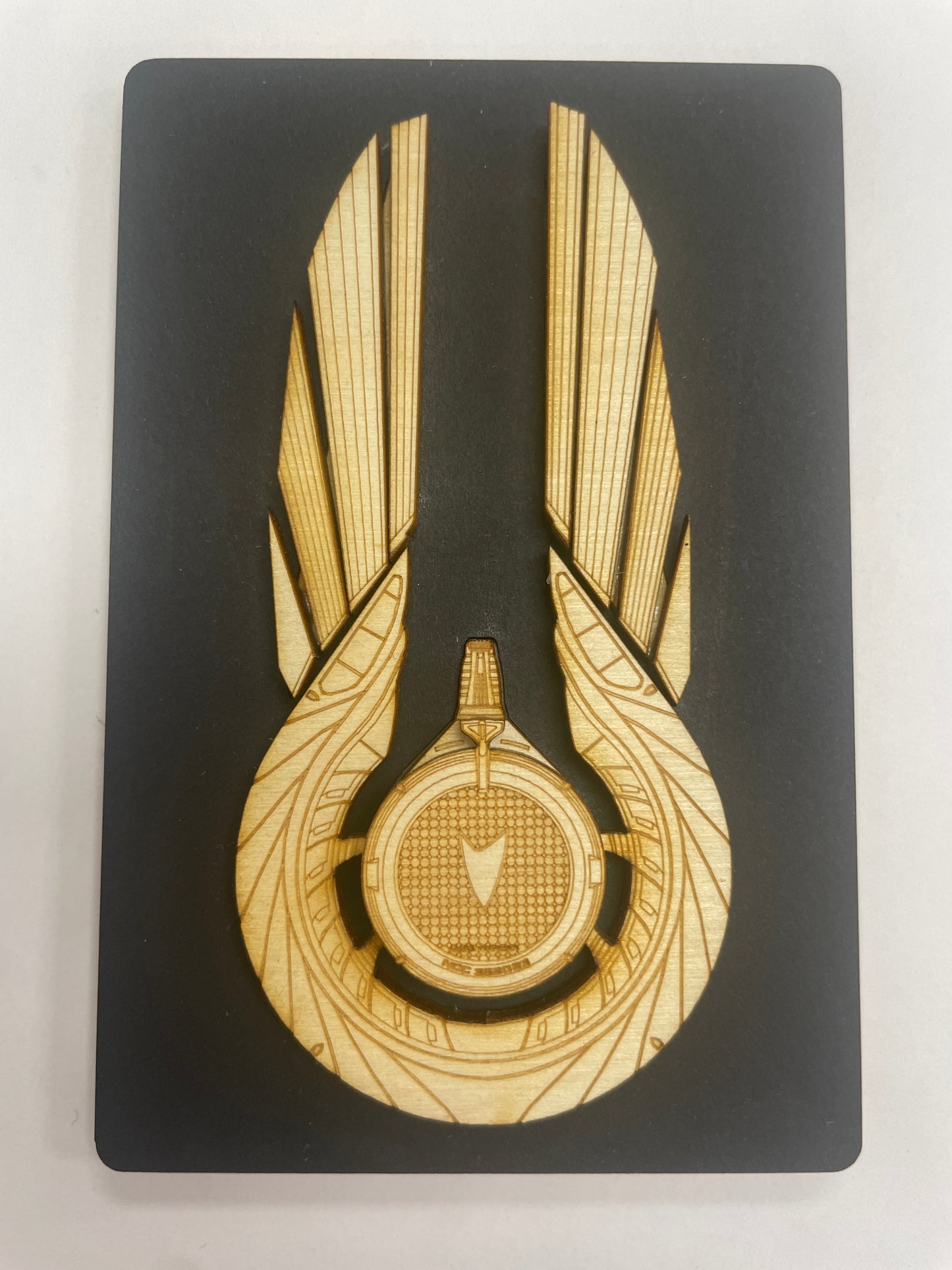 USS Athena - Wood Mini Plaque