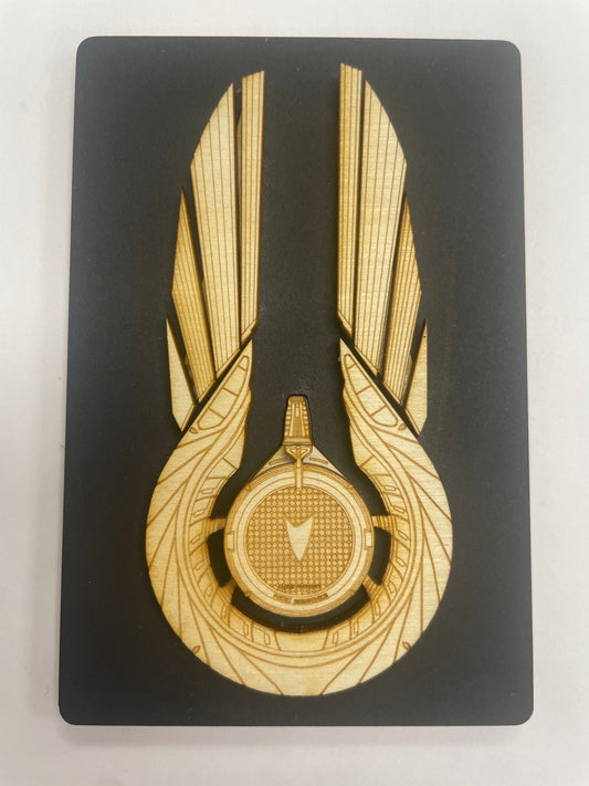 USS Athena - Wood Mini Plaque