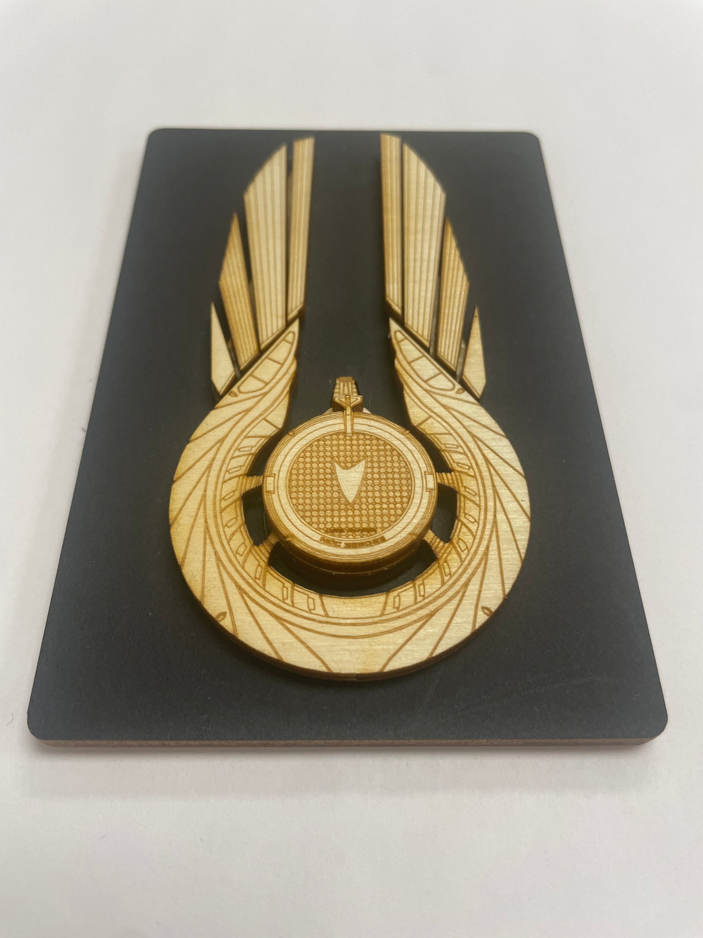 USS Athena - Wood Mini Plaque