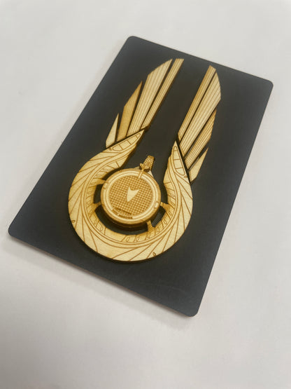 USS Athena - Wood Mini Plaque