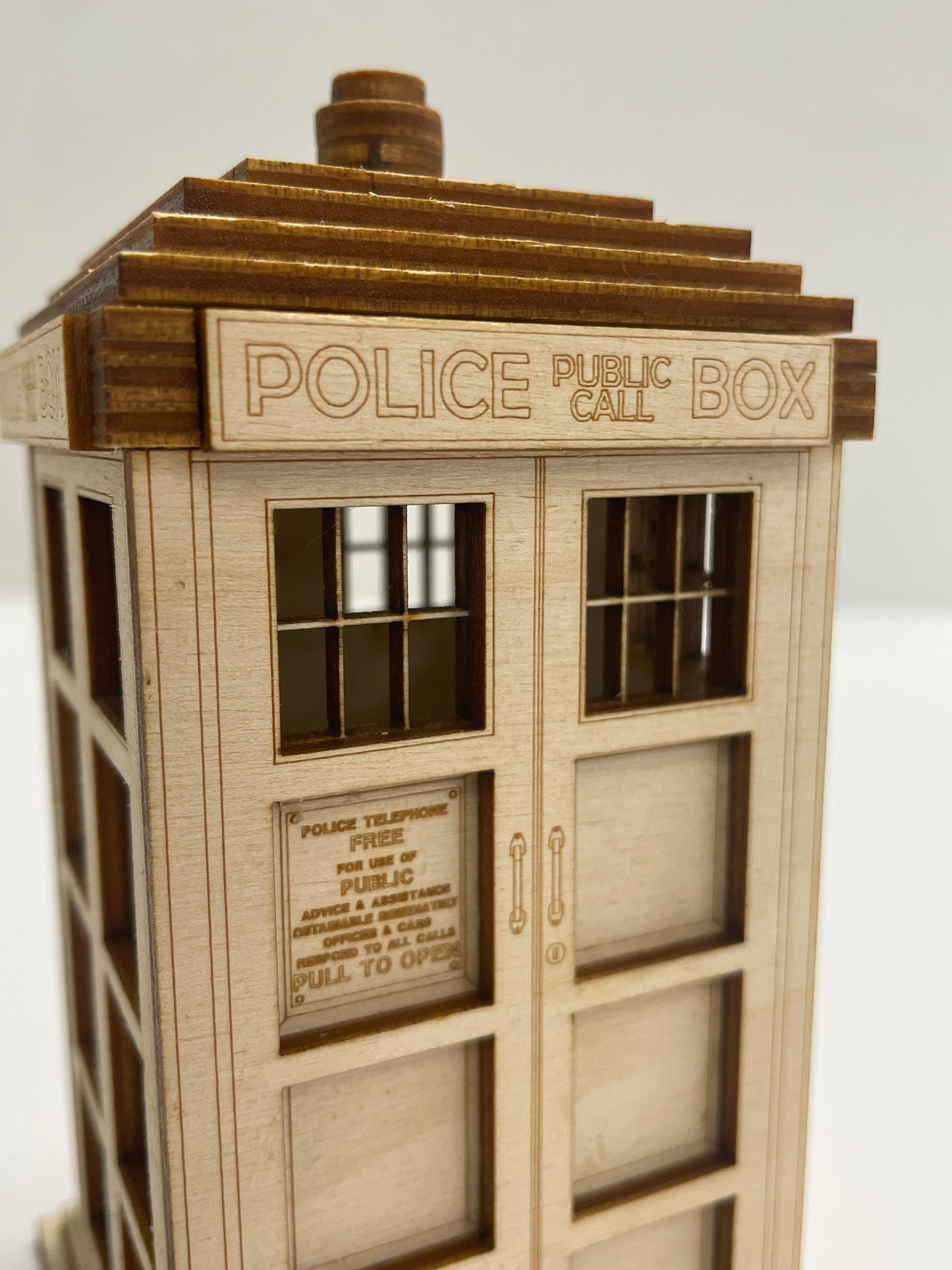 Tardis Wood Model