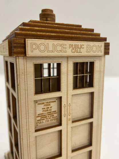 Tardis Wood Model