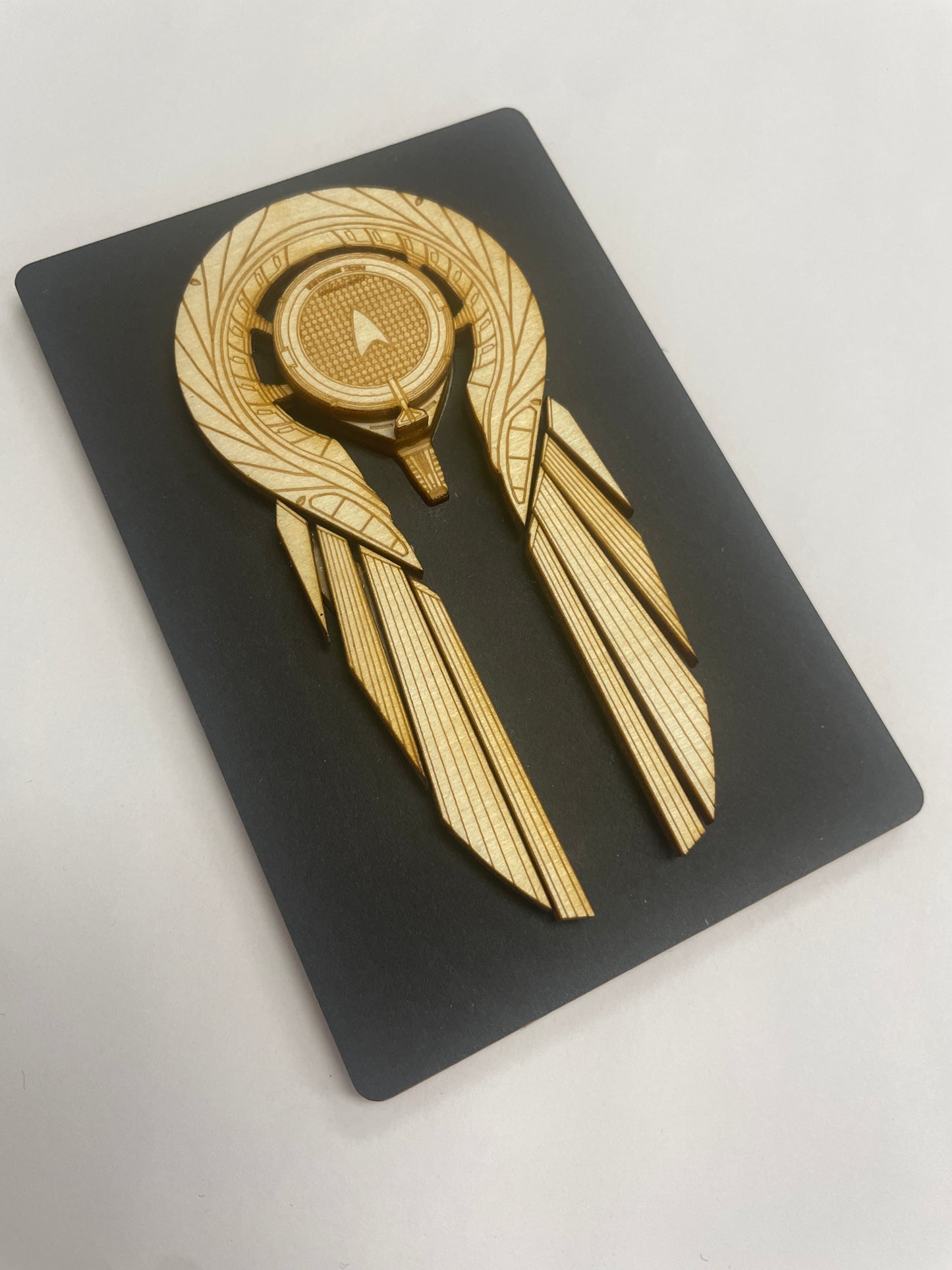 USS Athena - Wood Mini Plaque