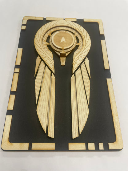 USS Athena - Wood Plaque