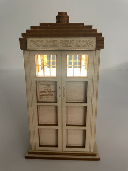Tardis Wood Model