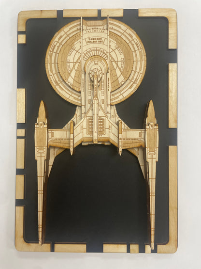 Gagarin Class - Wood Plaque