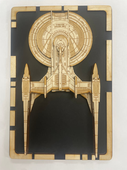 Gagarin Class - Wood Plaque