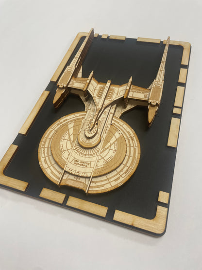 Gagarin Class - Wood Plaque
