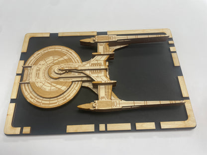 Gagarin Class - Wood Plaque