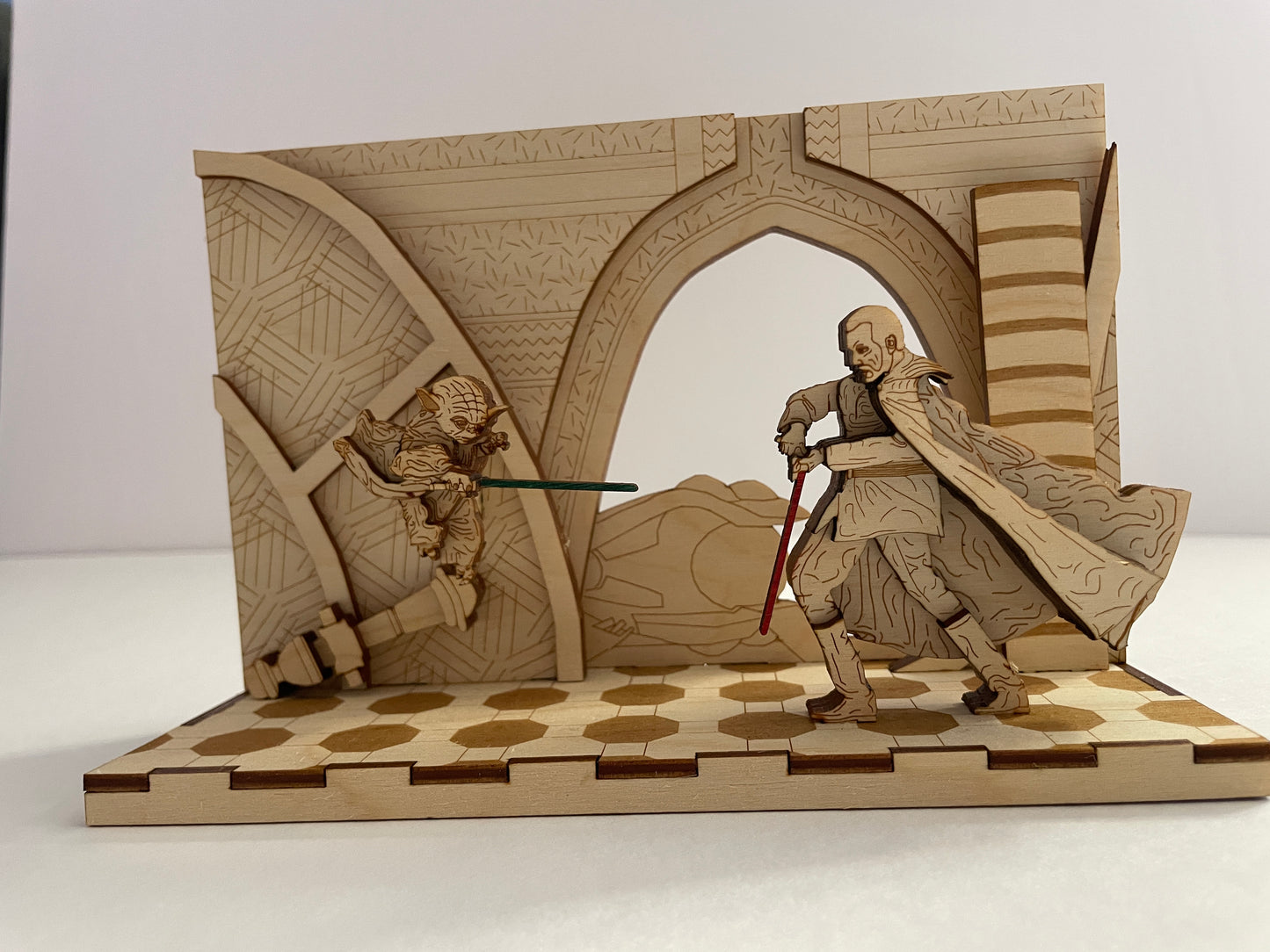 Yoda / Count Dooku Duel Scene