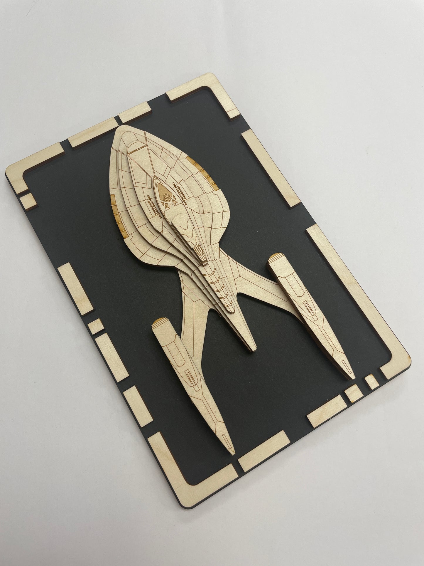 USS Protostar  - Wood Plaque