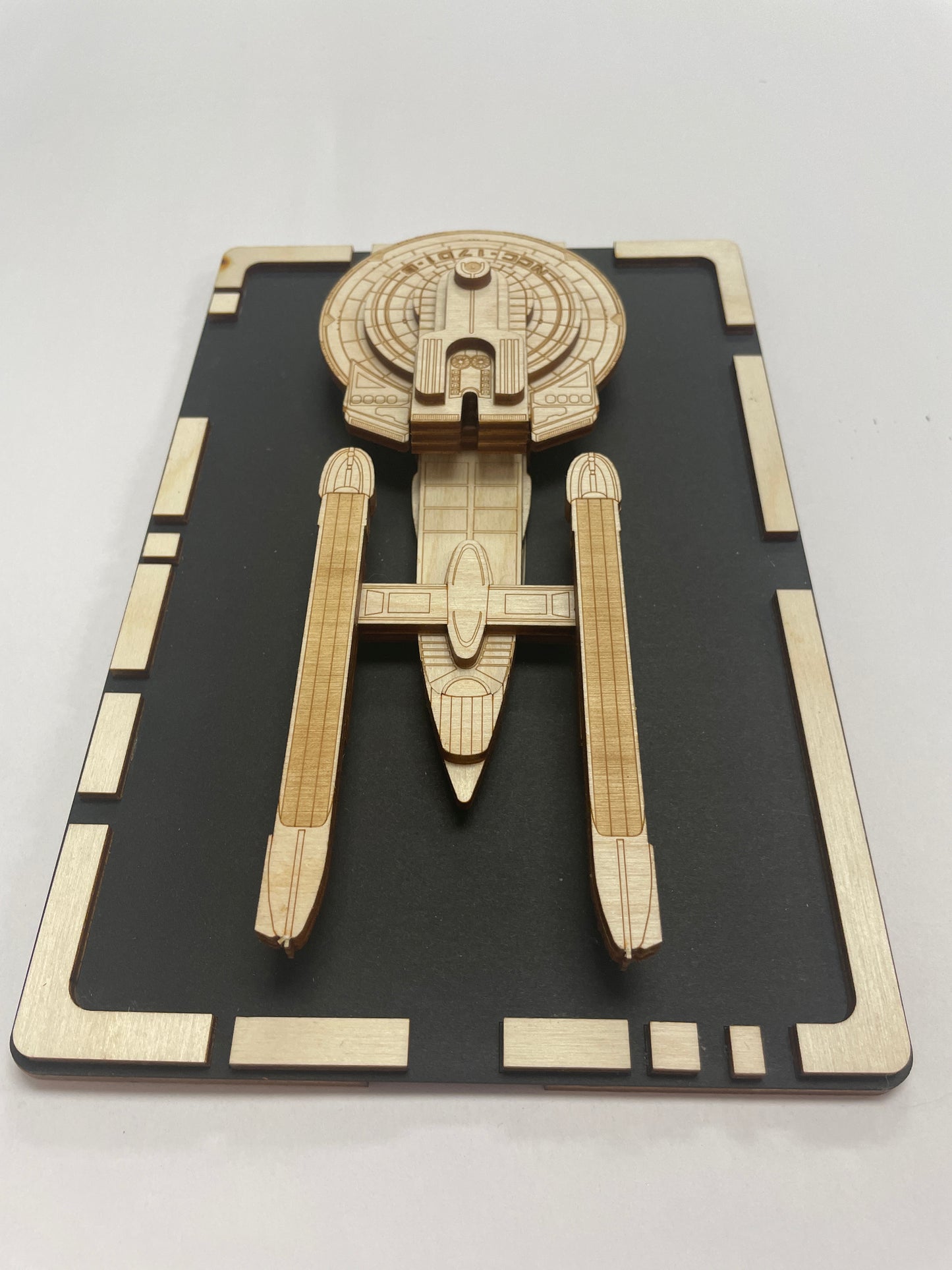 USS Enterprise NCC-1701-B - Wood Plaque
