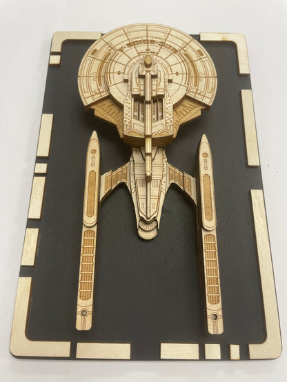 USS Titan-A  - Wood Plaque