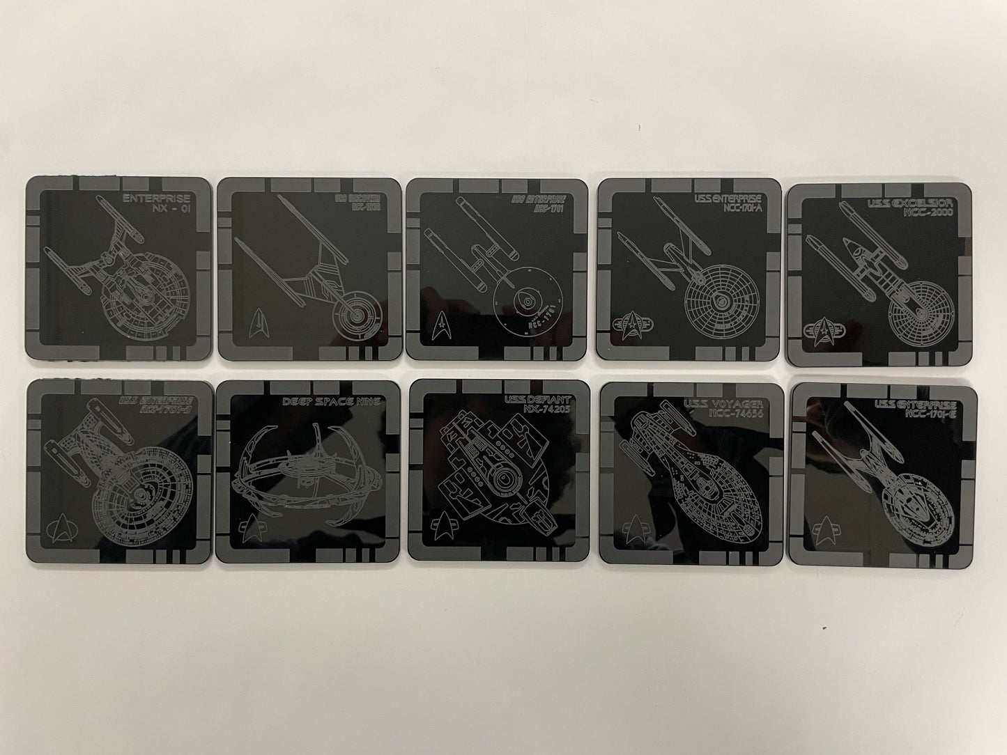 Starship Coasters - Acrylic