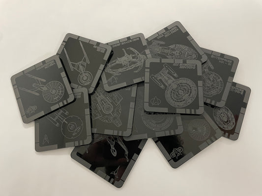 Starship Coasters - Acrylic