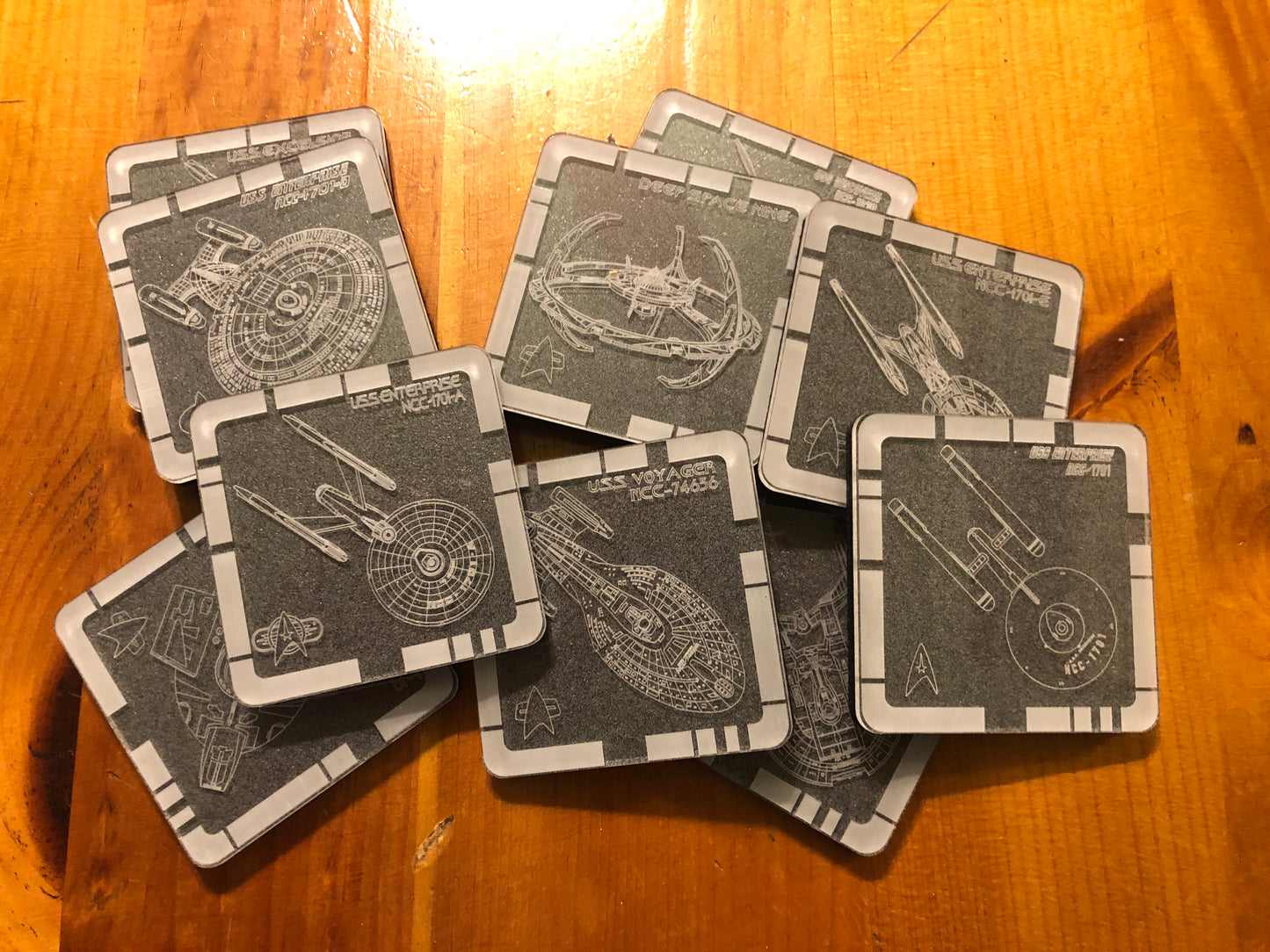 Starship Coasters - Acrylic