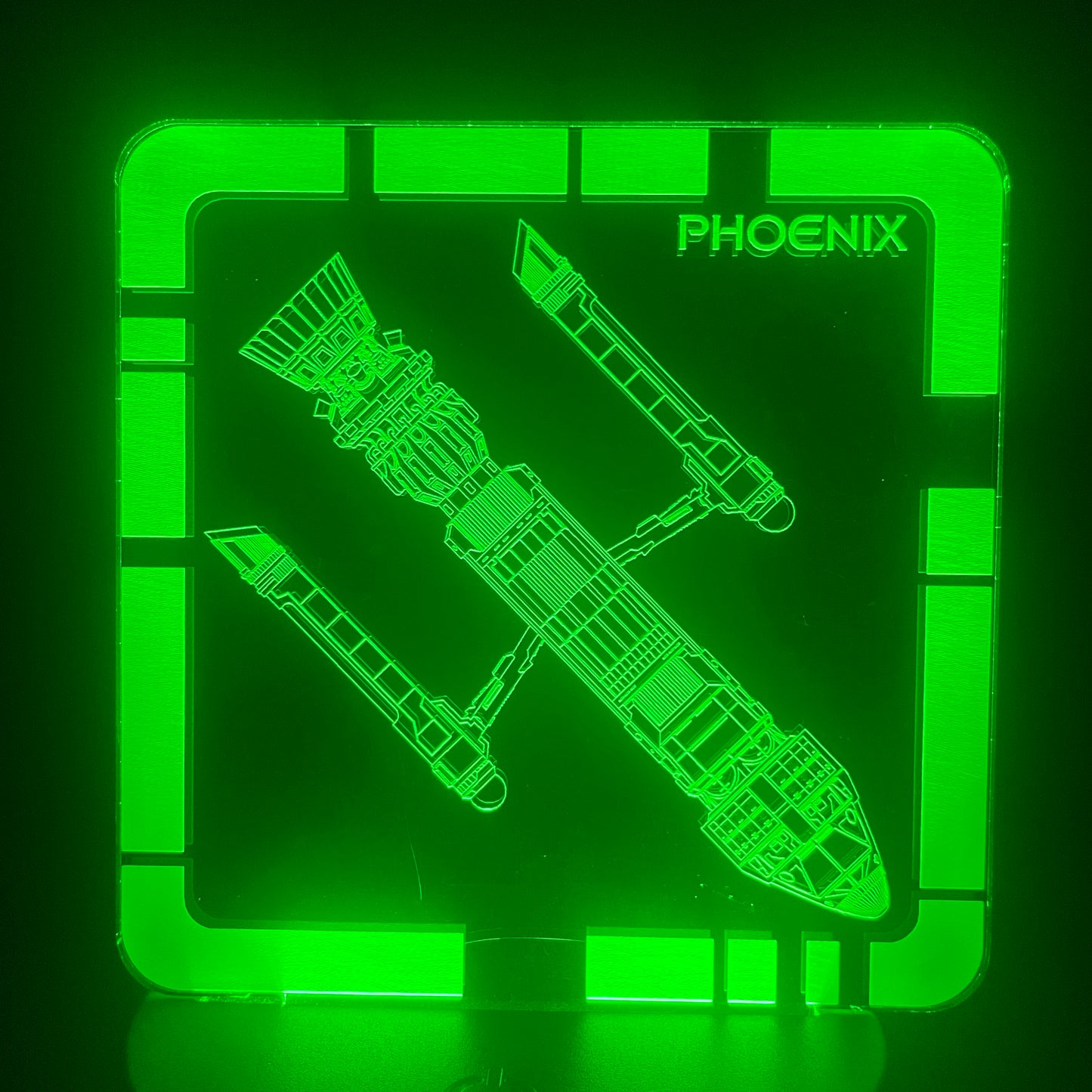 Phoenix Warp Ship  - Plaque LED