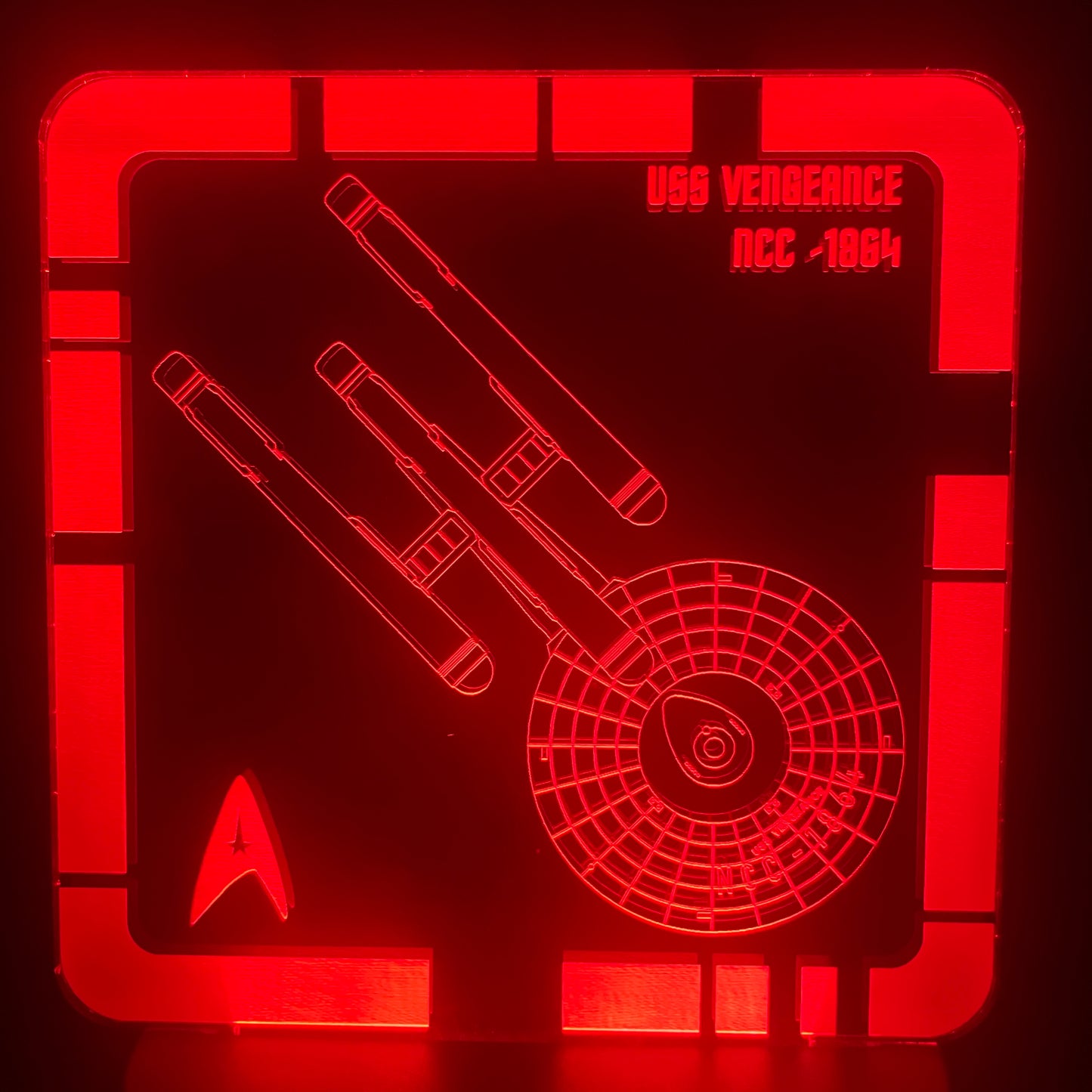 Constitution Dreadnaught Class  - Plaque LED