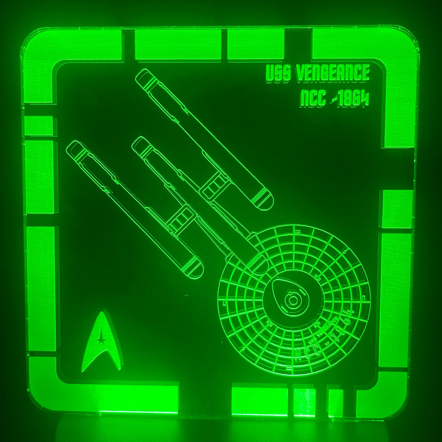 Constitution Dreadnaught Class  - Plaque LED