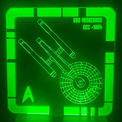 Constitution Dreadnaught Class  - Plaque LED