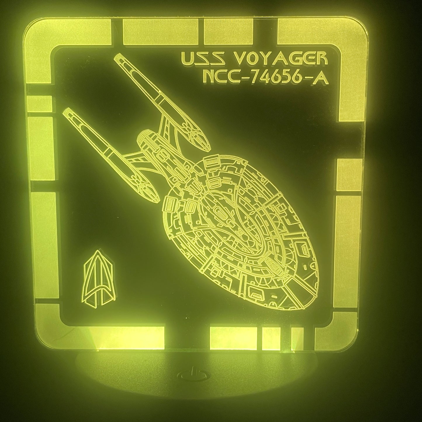 USS Voyager - A - Plaque LED