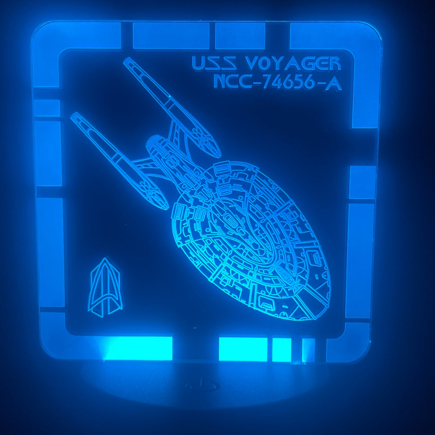 USS Voyager - A - Plaque LED