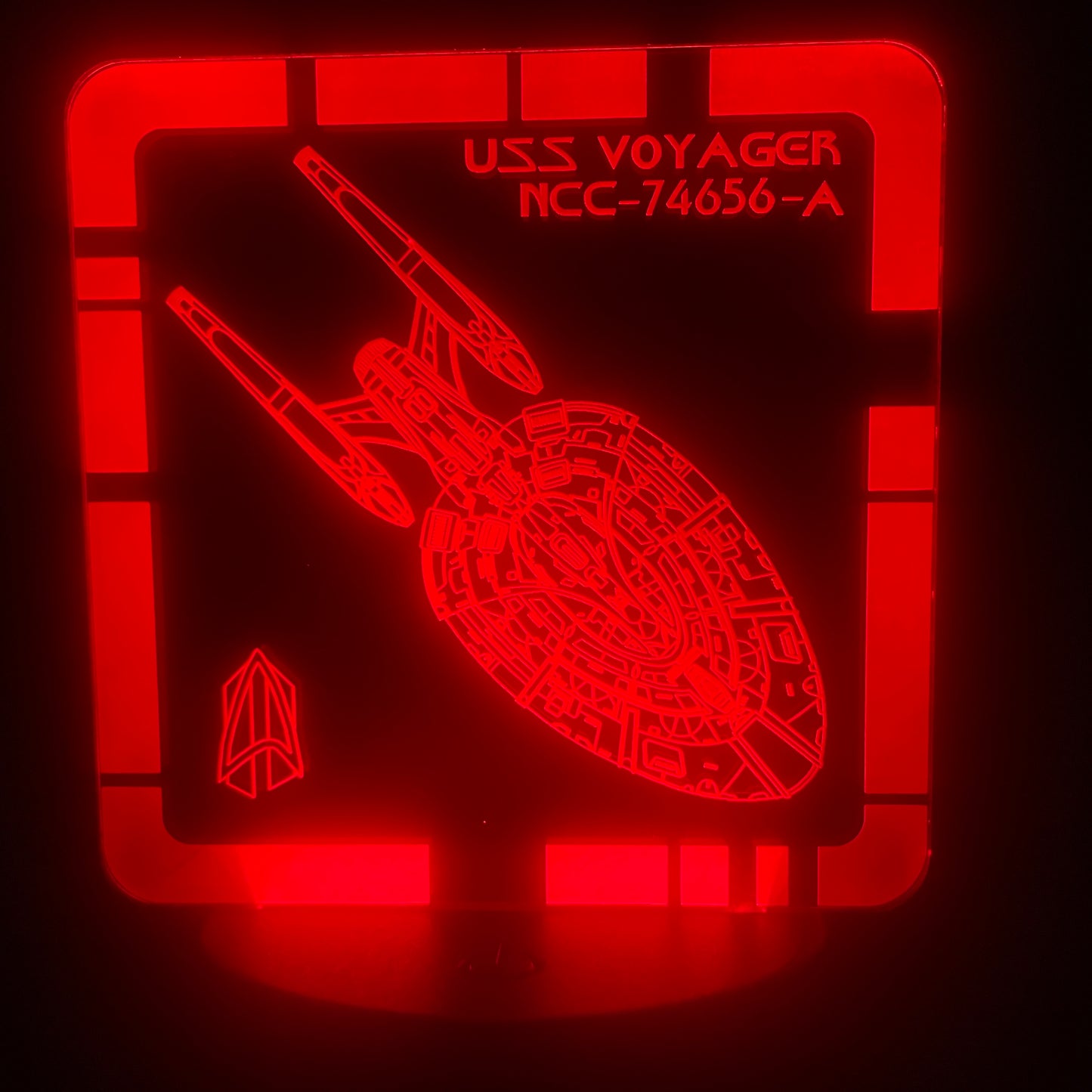USS Voyager - A - Plaque LED