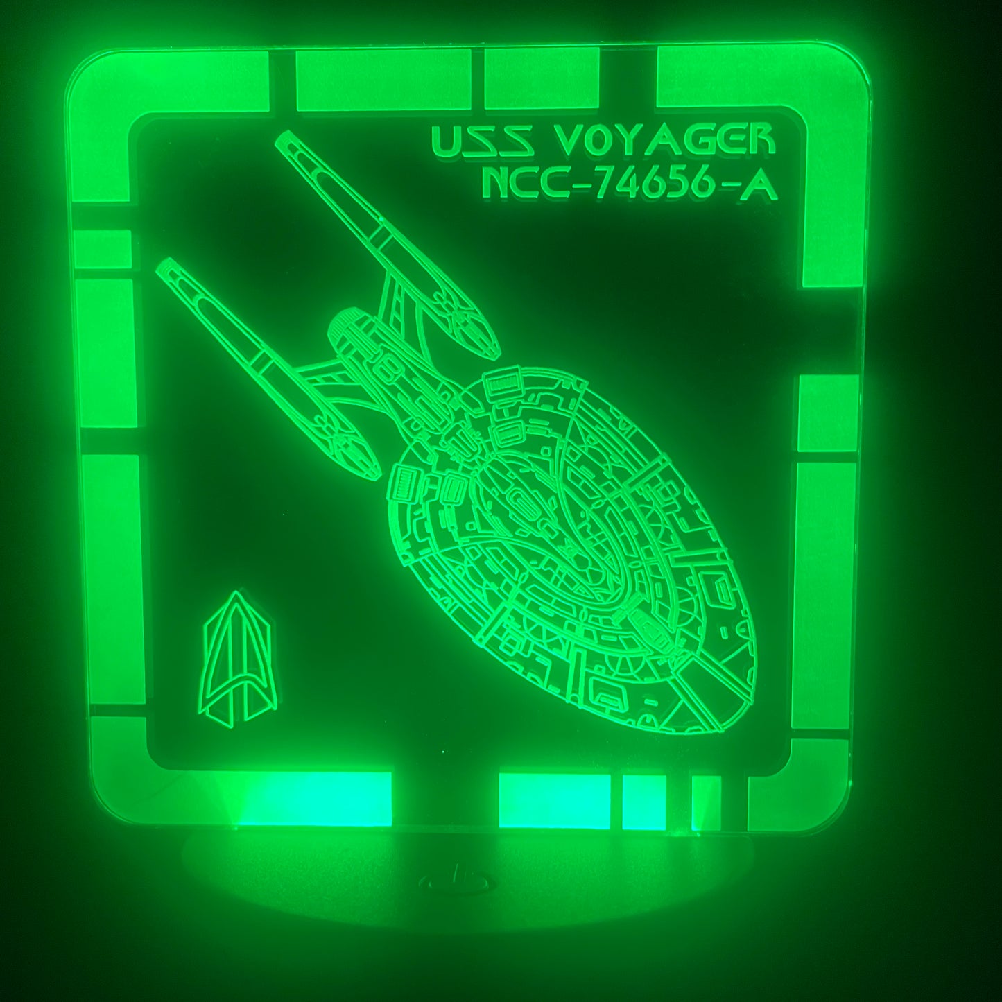 USS Voyager - A - Plaque LED