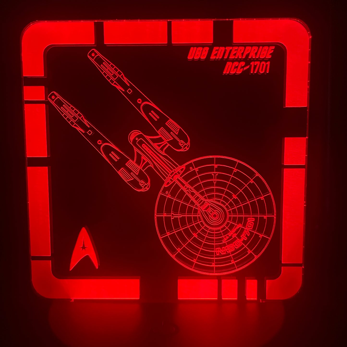 USS Enterprise (Kelvin) - Plaque LED