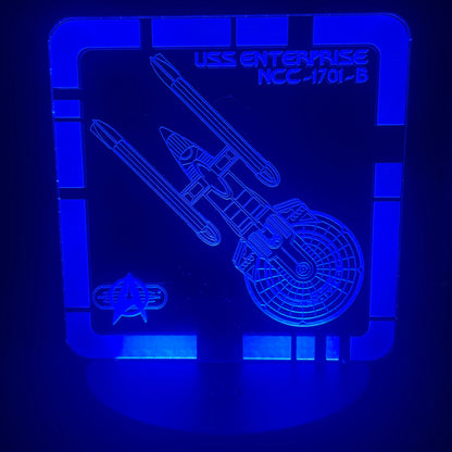 USS Enterprise NCC-1701-B - Plaque LED