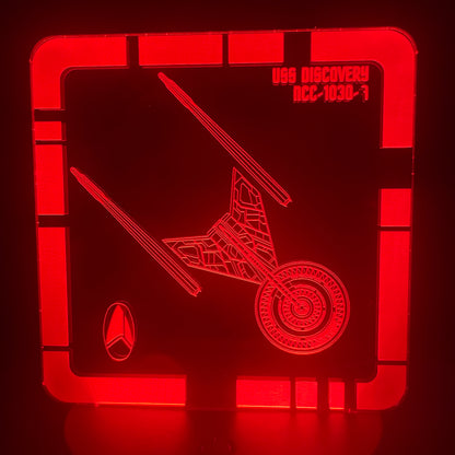 USS Discovery Refit - Plaque LED