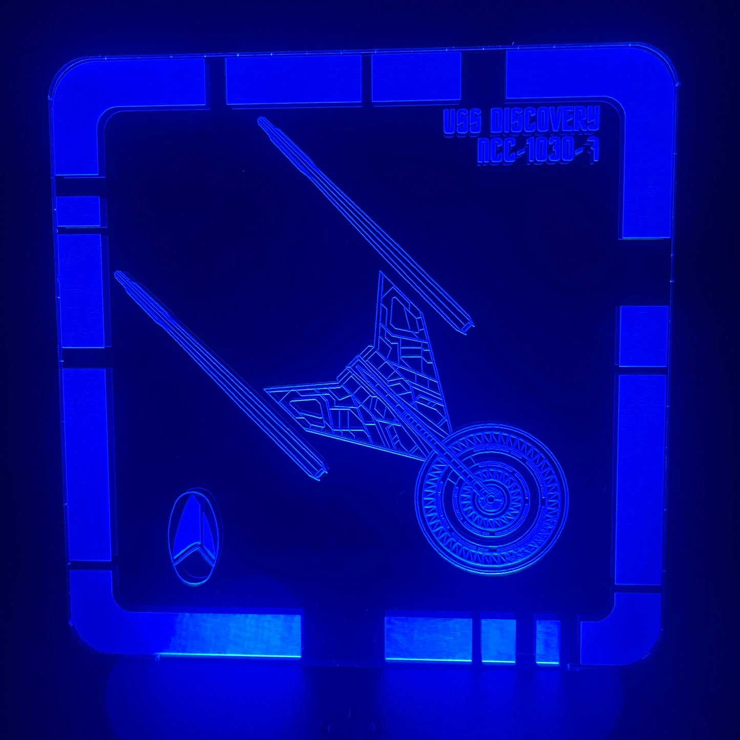 USS Discovery Refit - Plaque LED
