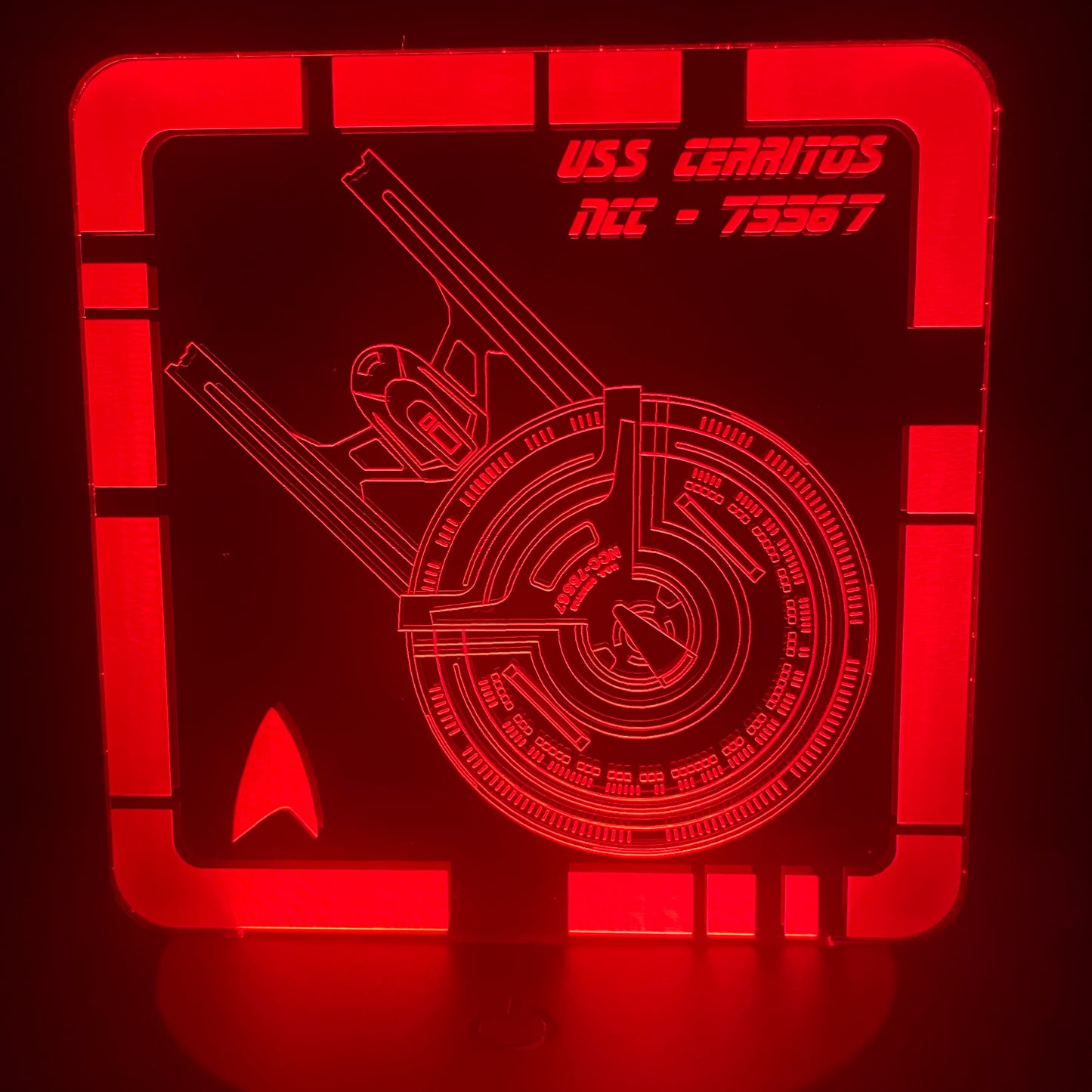 USS Cerritos  - Plaque LED