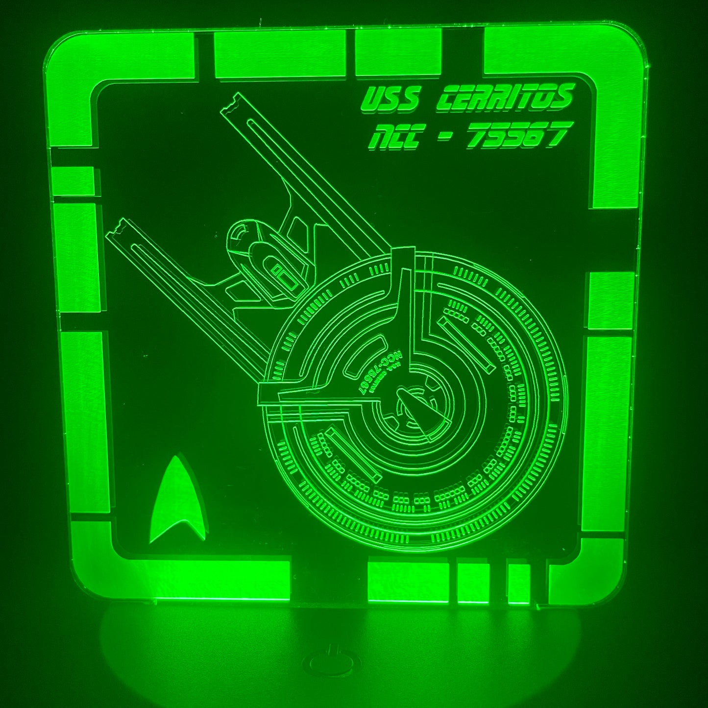USS Cerritos  - Plaque LED