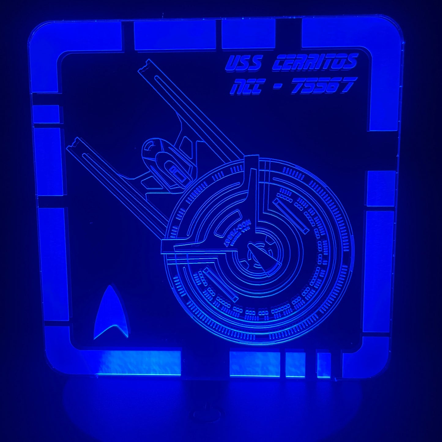 USS Cerritos  - Plaque LED