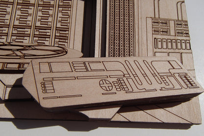 USS Enterprise NCC-1701-D - Transporter Rm