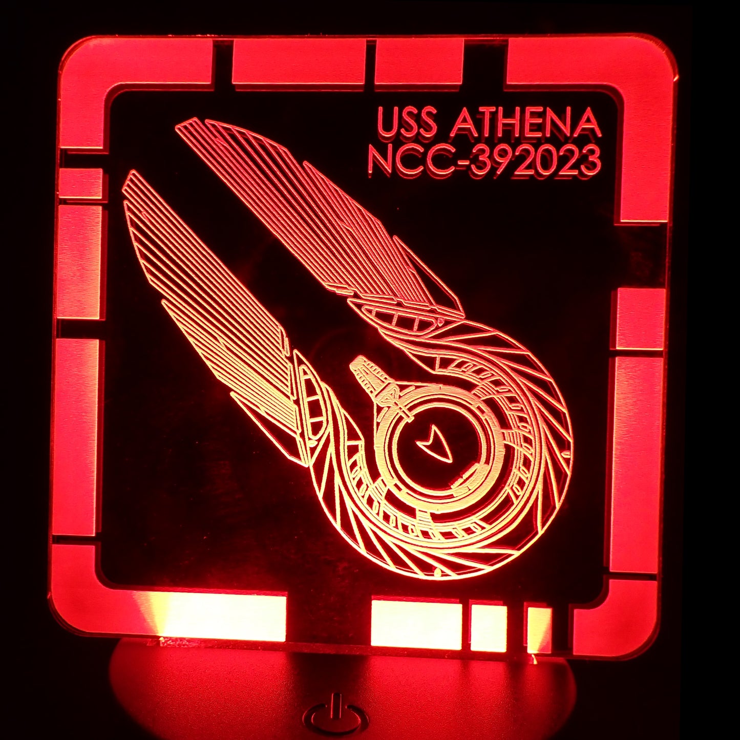 USS Athena - Plaque LED