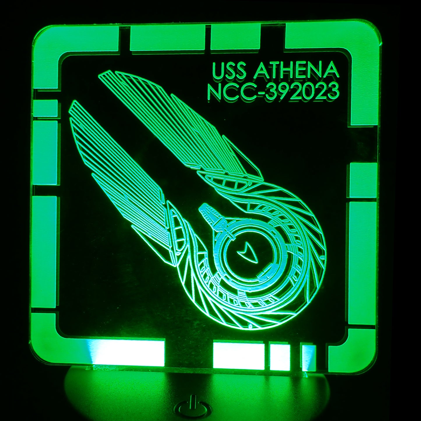 USS Athena - Plaque LED