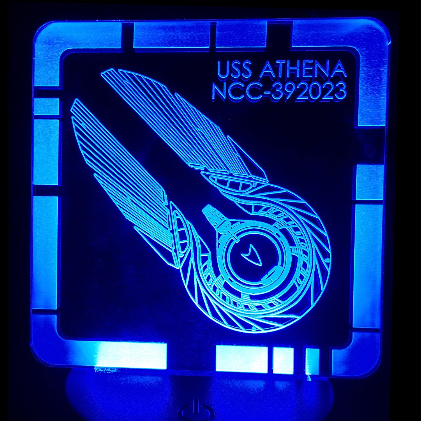 USS Athena - Plaque LED