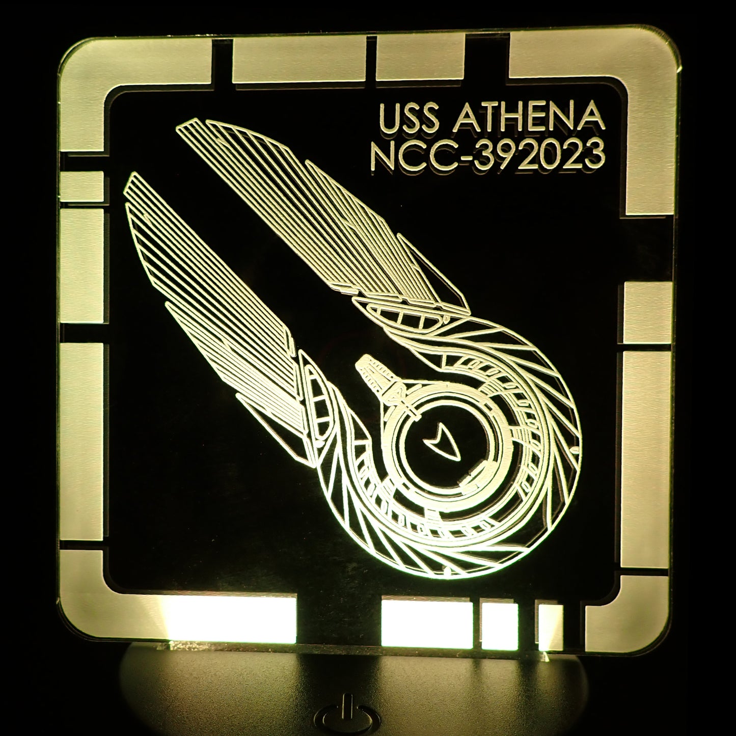 USS Athena - Plaque LED