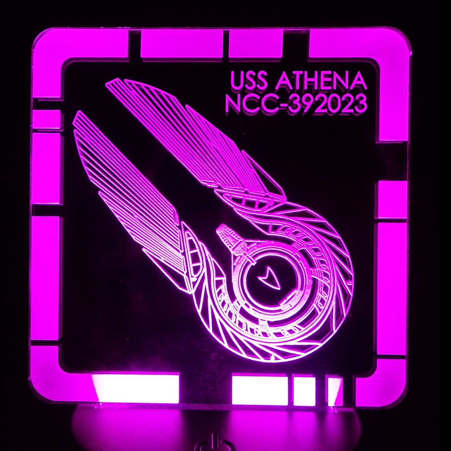 USS Athena - Plaque LED