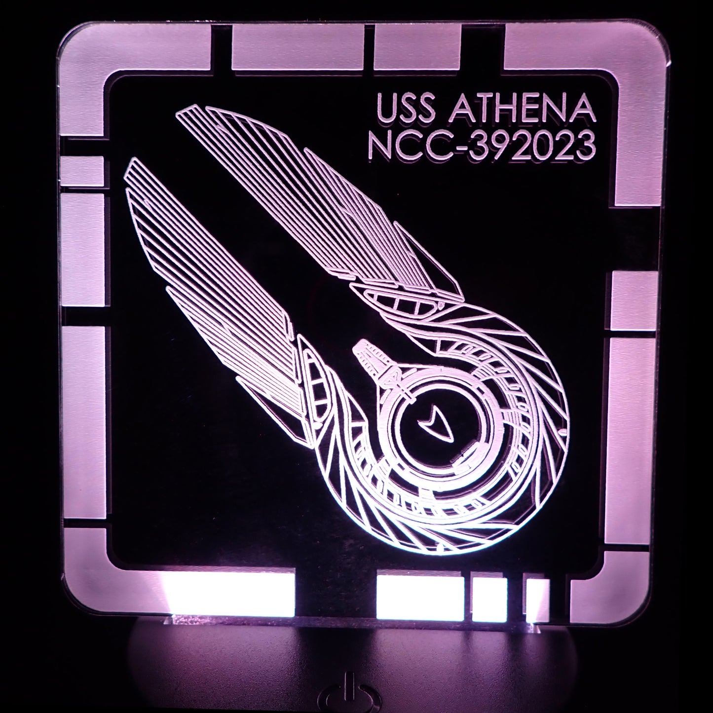 USS Athena - Plaque LED