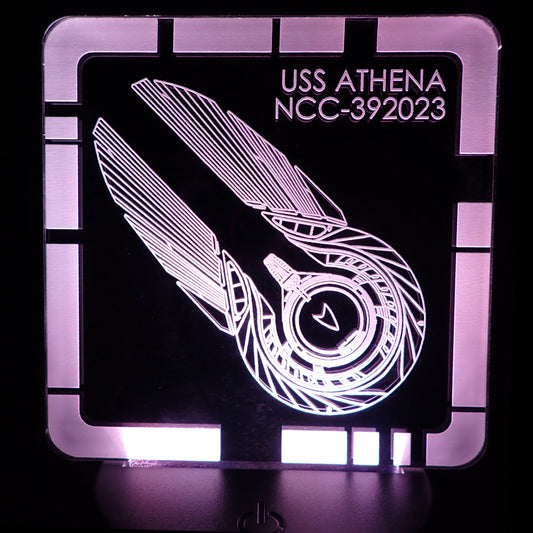 USS Athena - Plaque LED