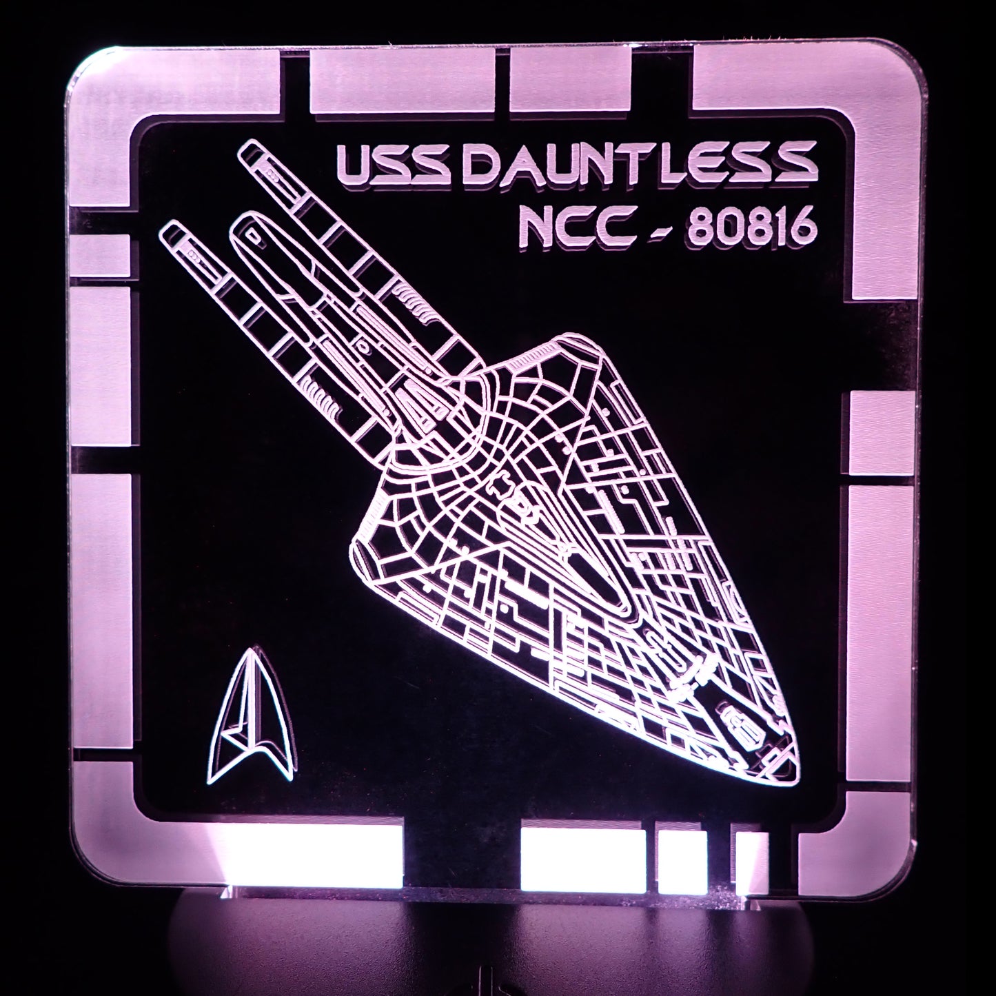 USS Dauntless (ST:Prodigy) - Plaque LED