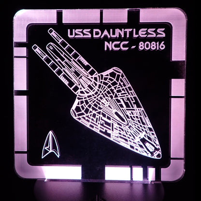 USS Dauntless (ST:Prodigy) - Plaque LED