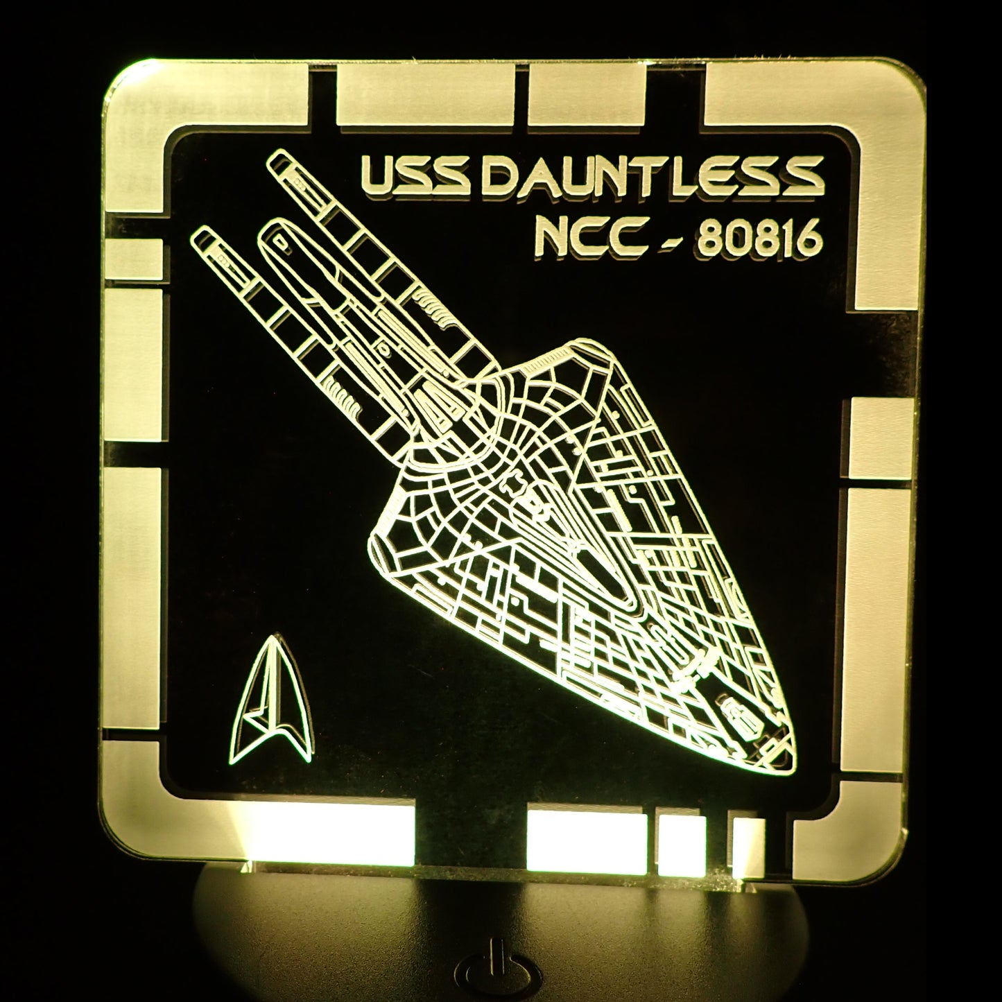 USS Dauntless (ST:Prodigy) - Plaque LED