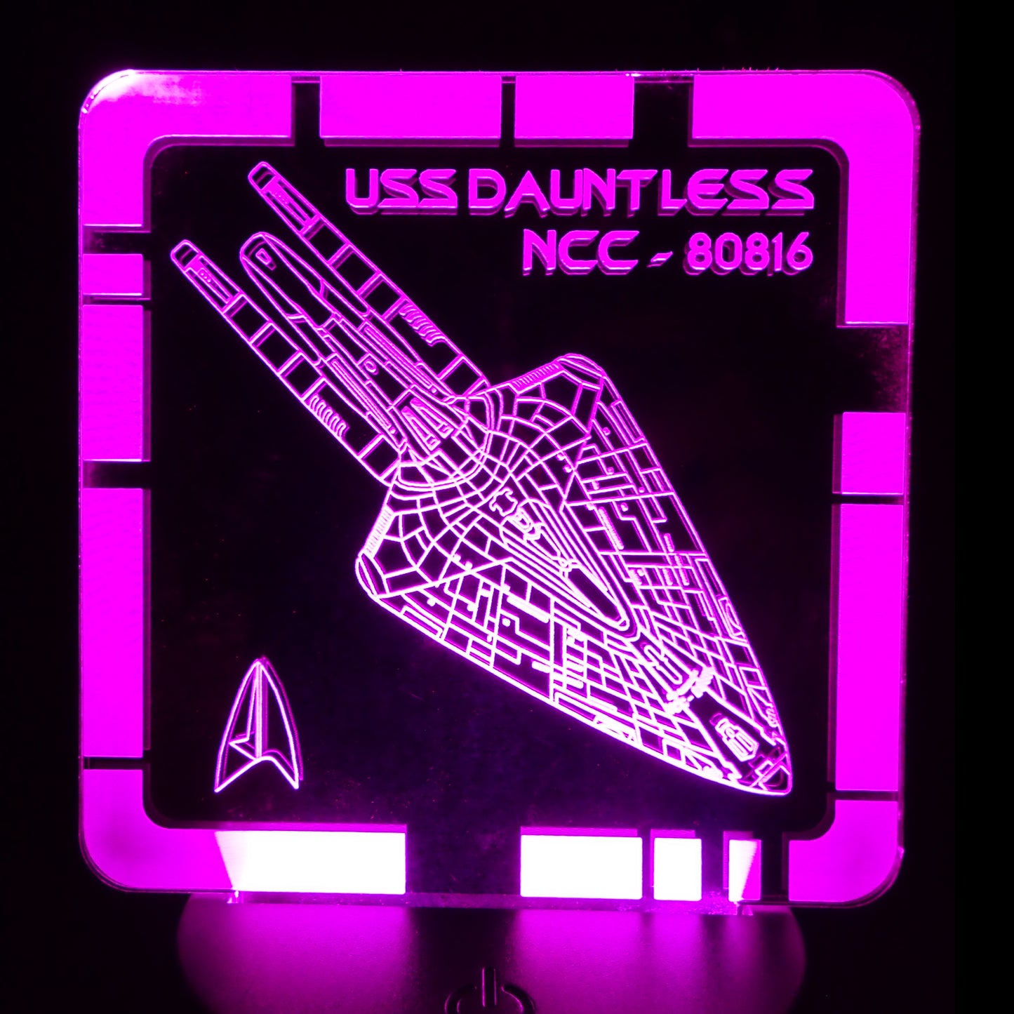 USS Dauntless (ST:Prodigy) - Plaque LED
