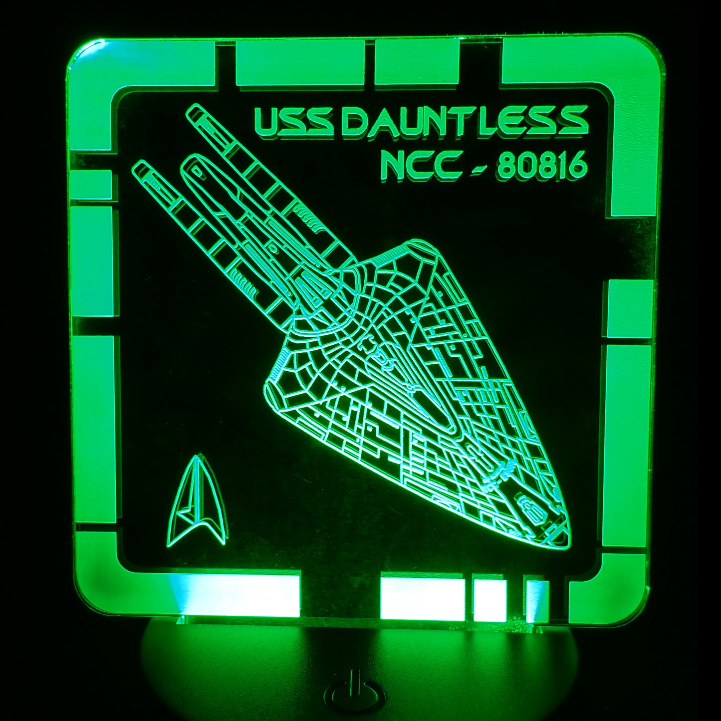 USS Dauntless (ST:Prodigy) - Plaque LED