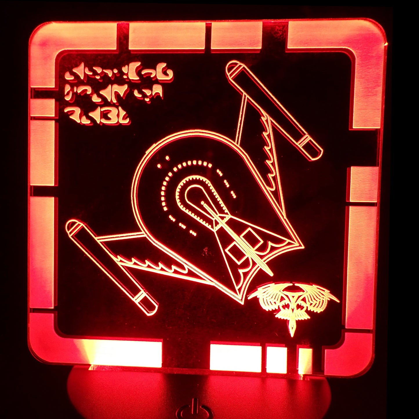 ROMULAN BIRD OF PREY (TOS) - Plaque LED